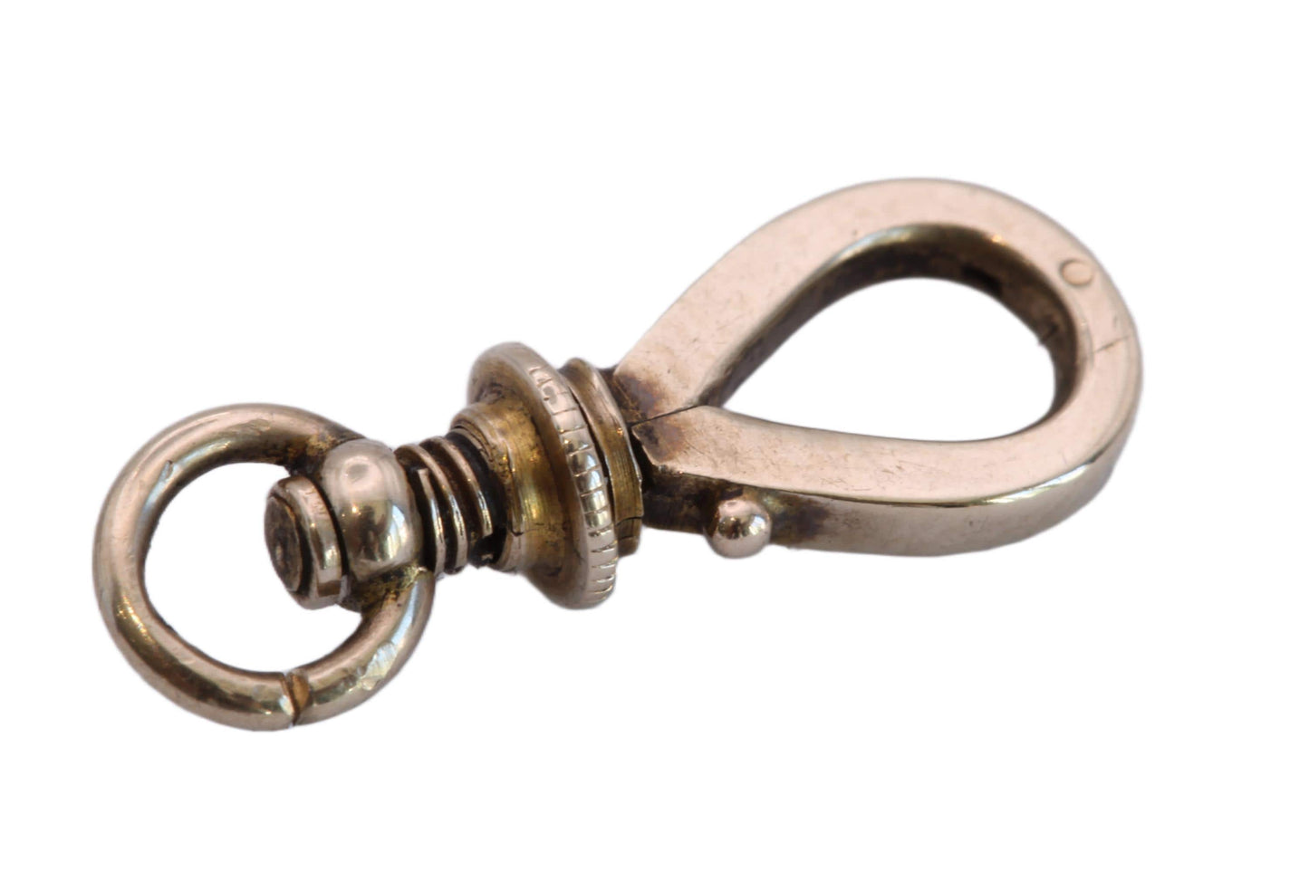 Antique 9ct Gold Hinged Opening Dog Clip Clasp