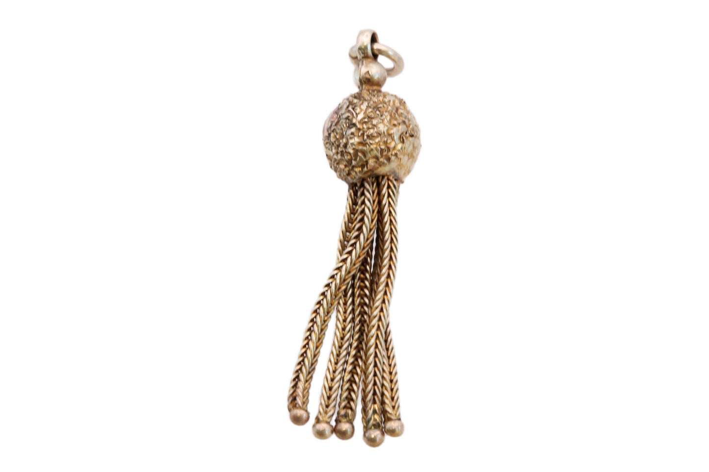 Antique 9ct Gold Tassel Pendant, c.1890