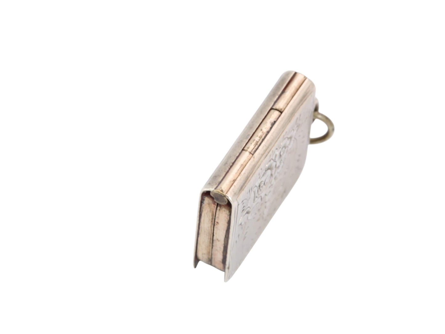 Antique 9ct Gold Book-Shaped Locket, c.1890