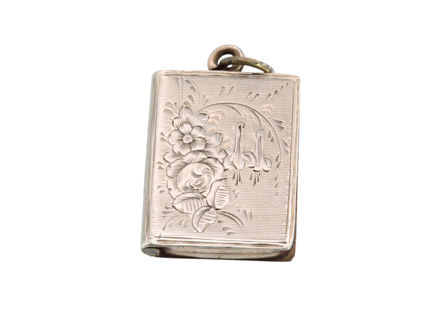Antique 9ct Gold Book-Shaped Locket, c.1890
