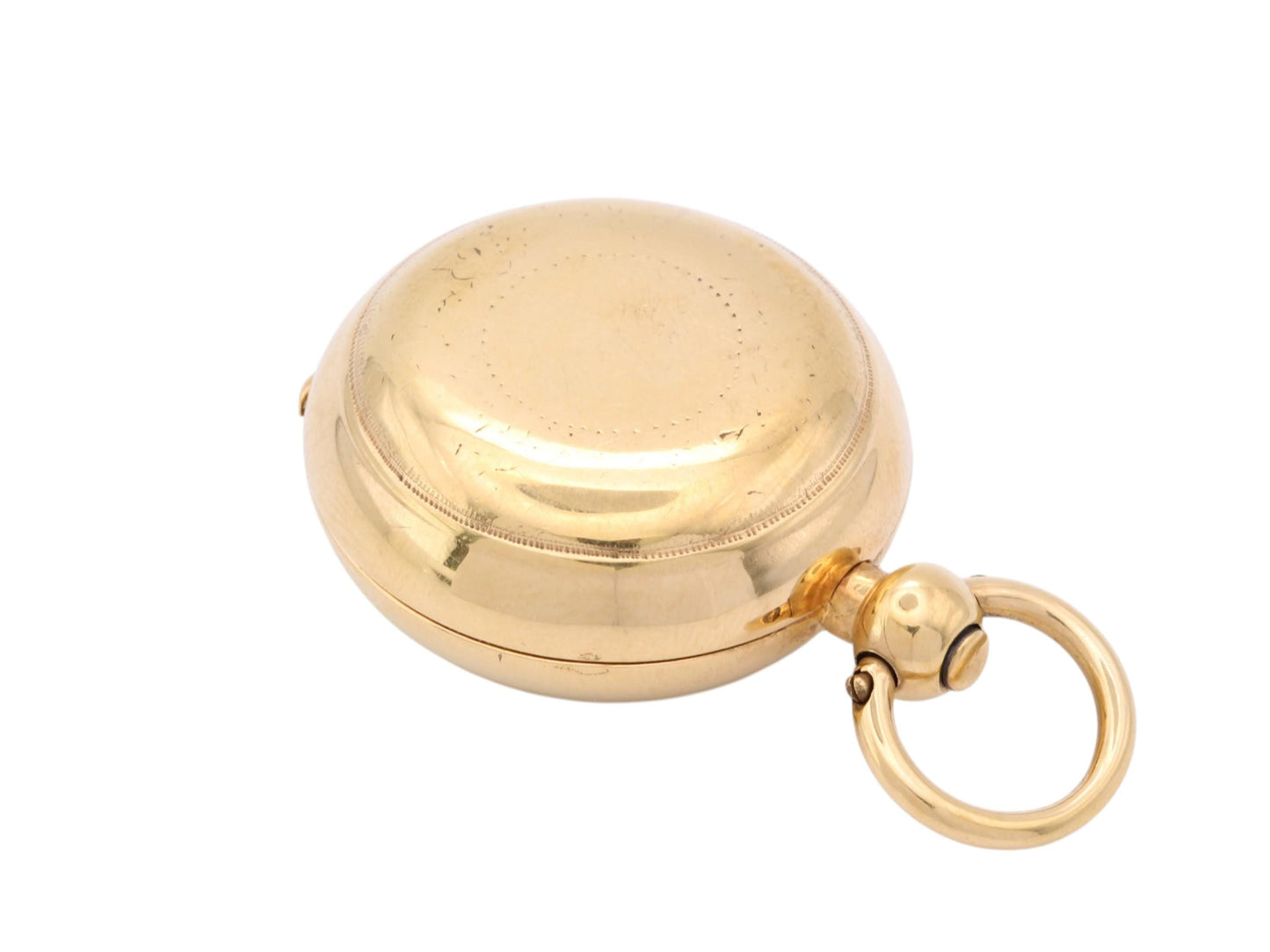 Antique 9ct Gold Filled Sovereign Case A.L. Dennison, c.1900