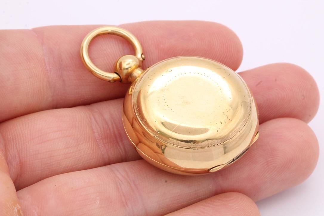 Antique 9ct Gold Filled Sovereign Case A.L. Dennison, c.1900