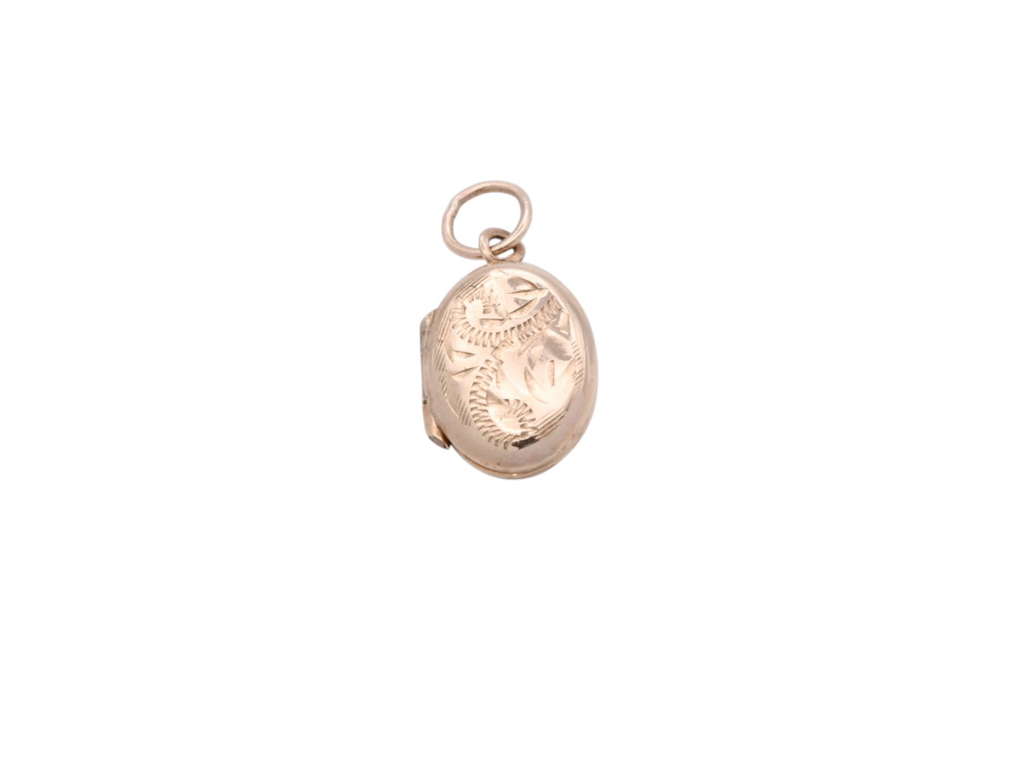 Vintage Miniature Gold Locket Charm, c.1970
