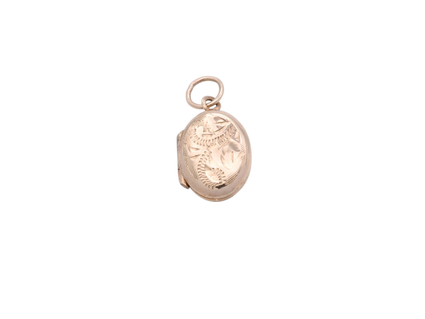 Vintage Miniature Gold Locket Charm, c.1970
