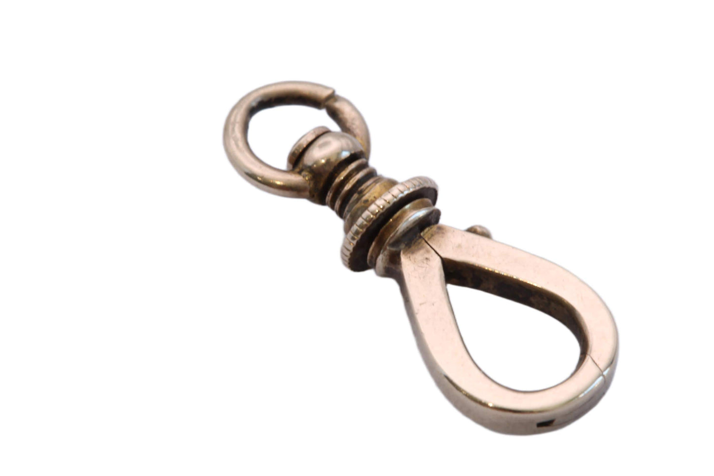 Antique 9ct Gold Hinged Opening Dog Clip Clasp