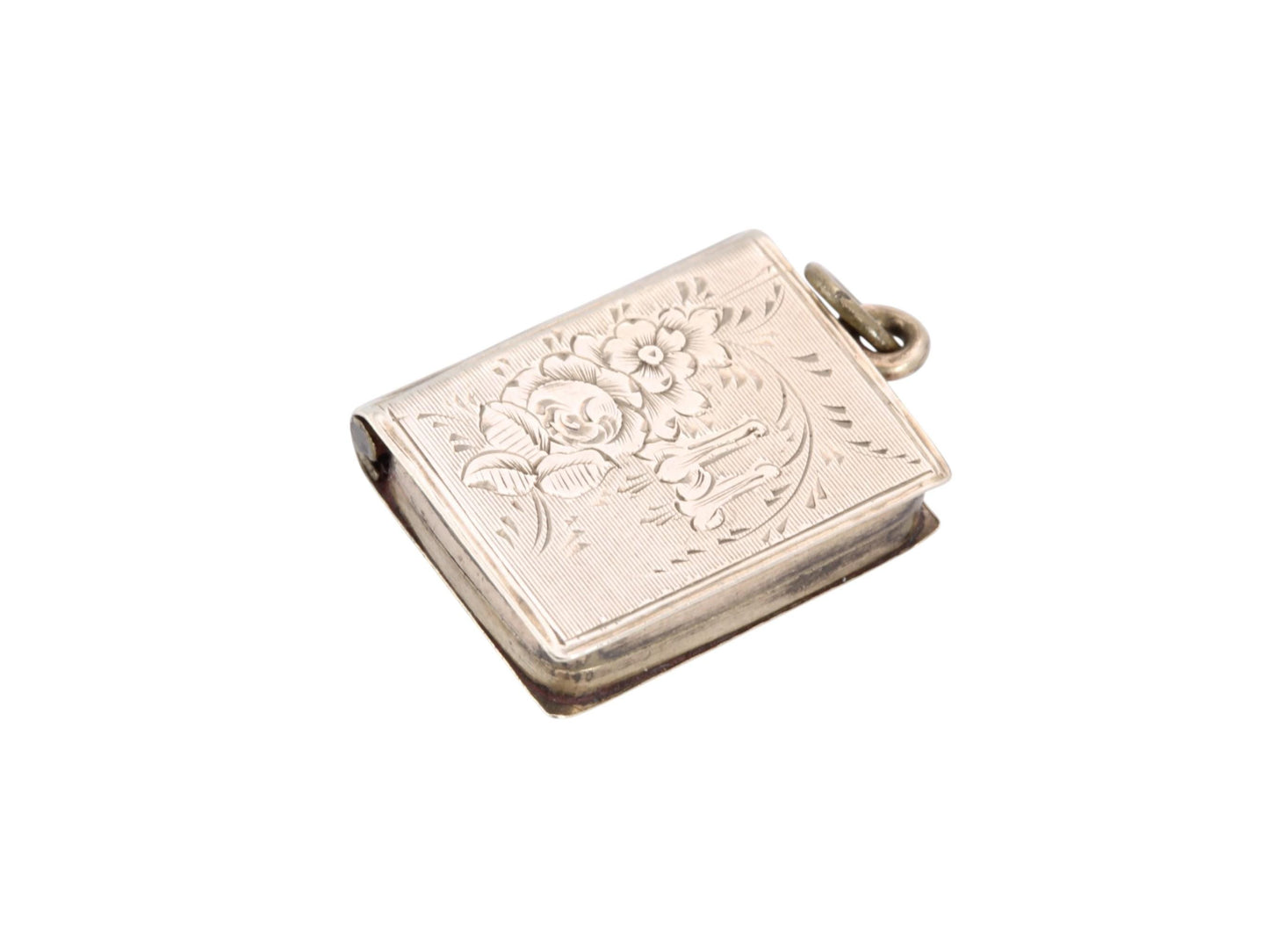 Antique 9ct Gold Book-Shaped Locket, c.1890