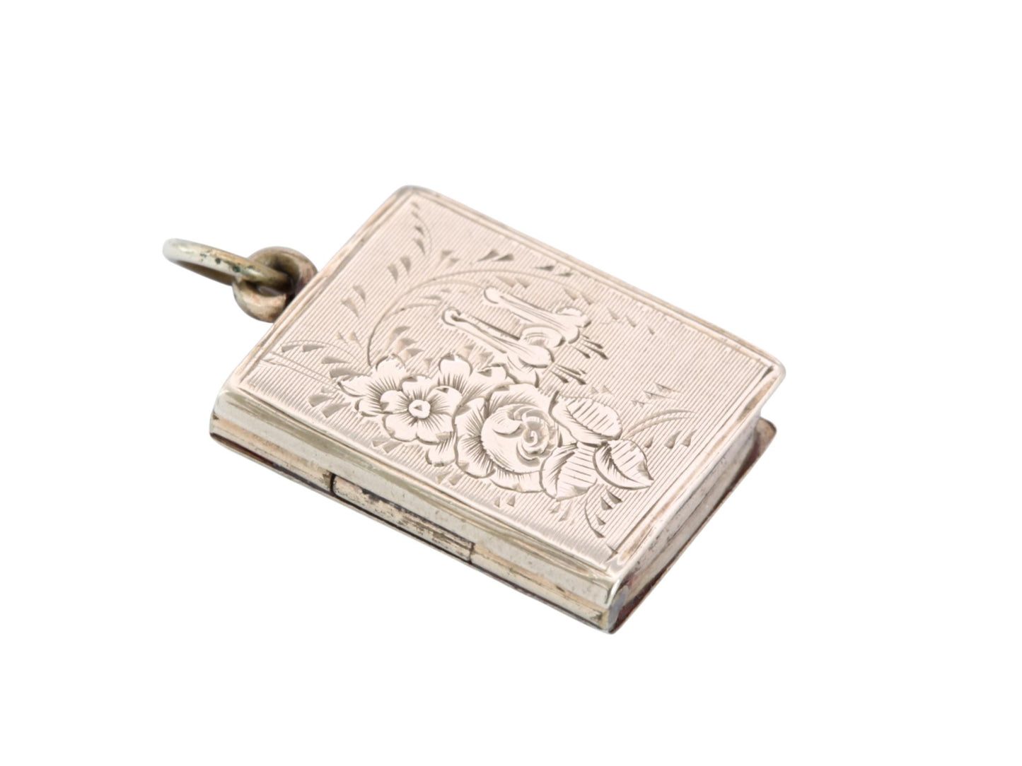 Antique 9ct Gold Book-Shaped Locket, c.1890