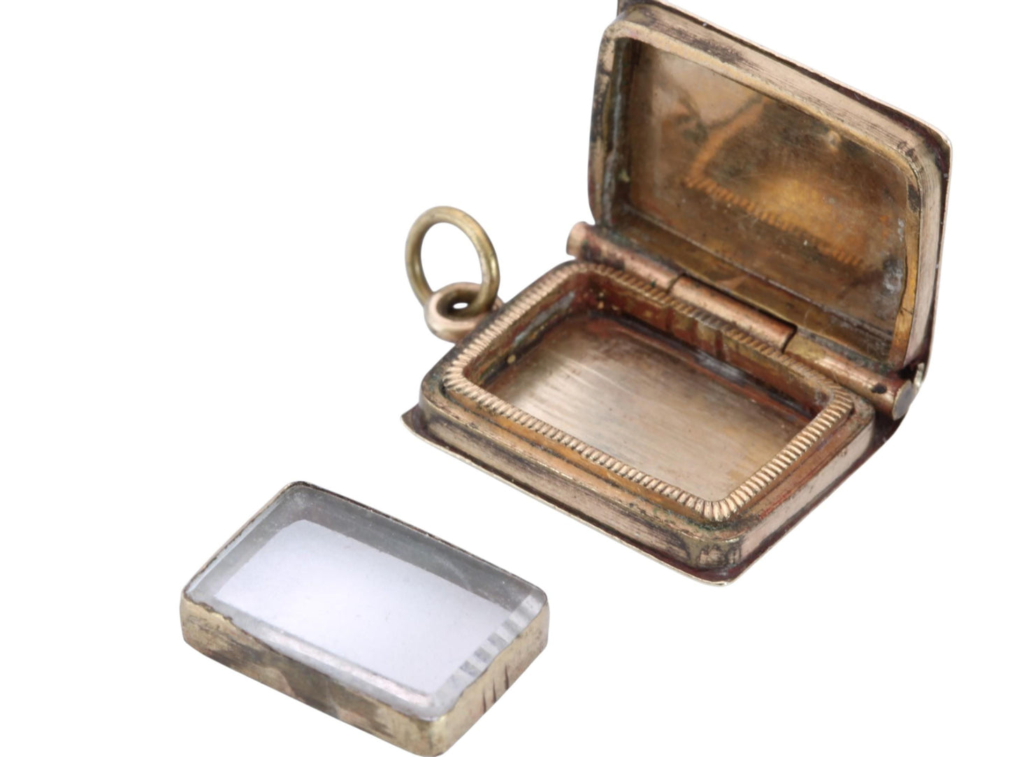 Antique 9ct Gold Book-Shaped Locket, c.1890