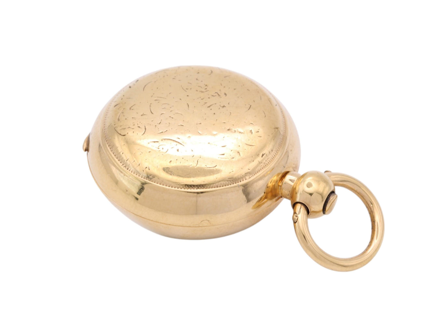 Antique 9ct Gold Filled Sovereign Case A.L. Dennison, c.1900