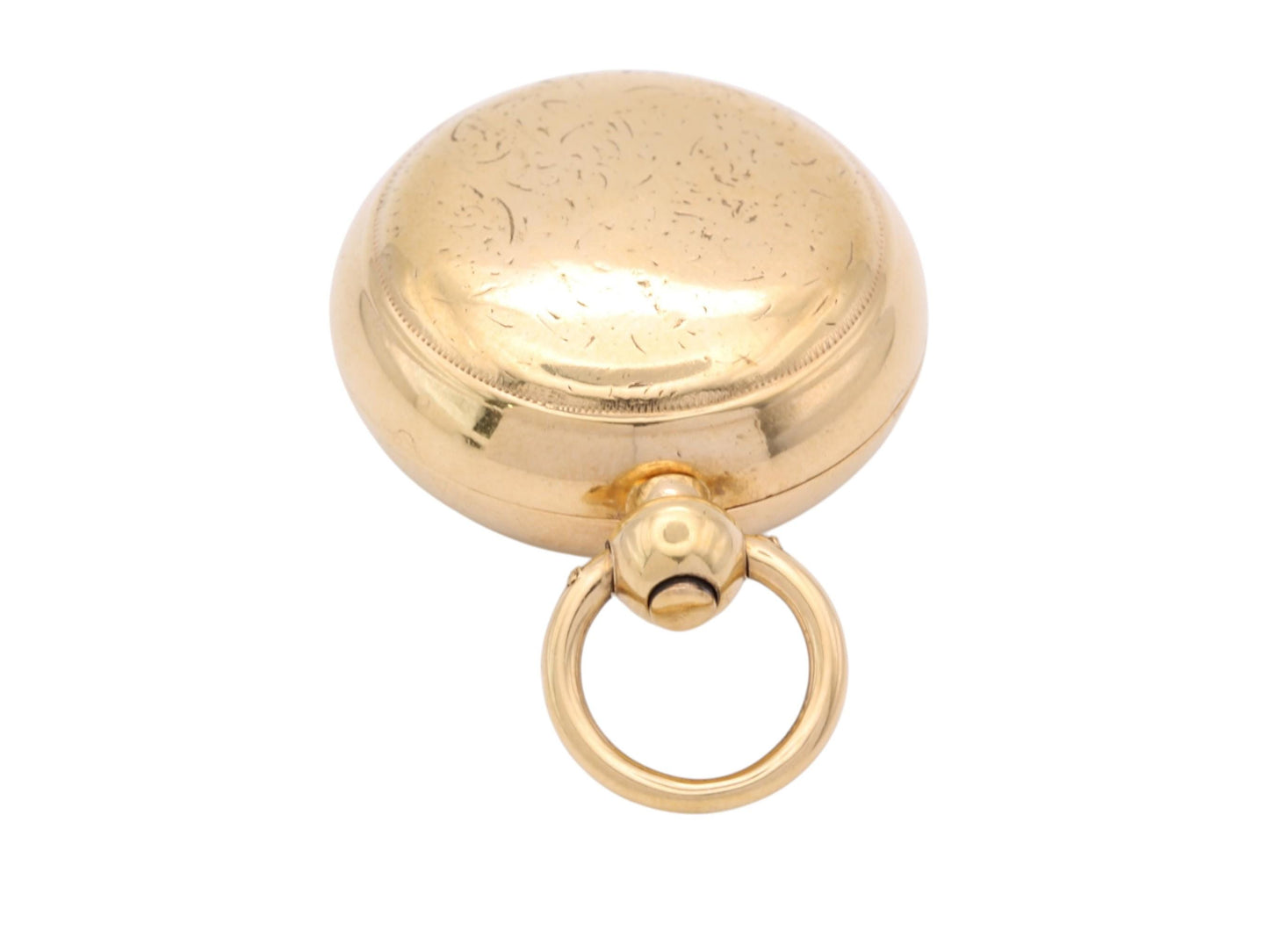 Antique 9ct Gold Filled Sovereign Case A.L. Dennison, c.1900