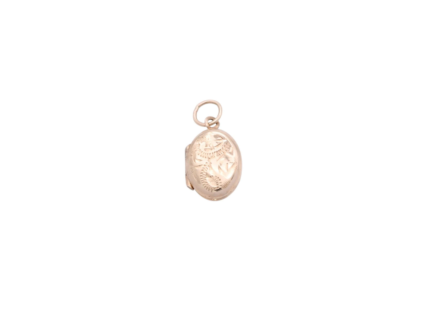 Vintage Miniature Gold Locket Charm, c.1970