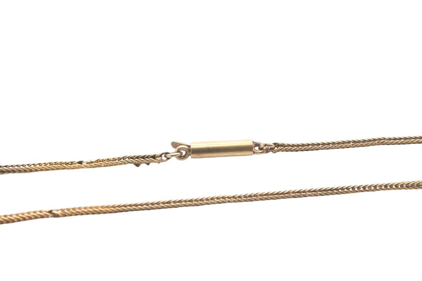 Antique 15ct Gold Foxtail Link Necklace
