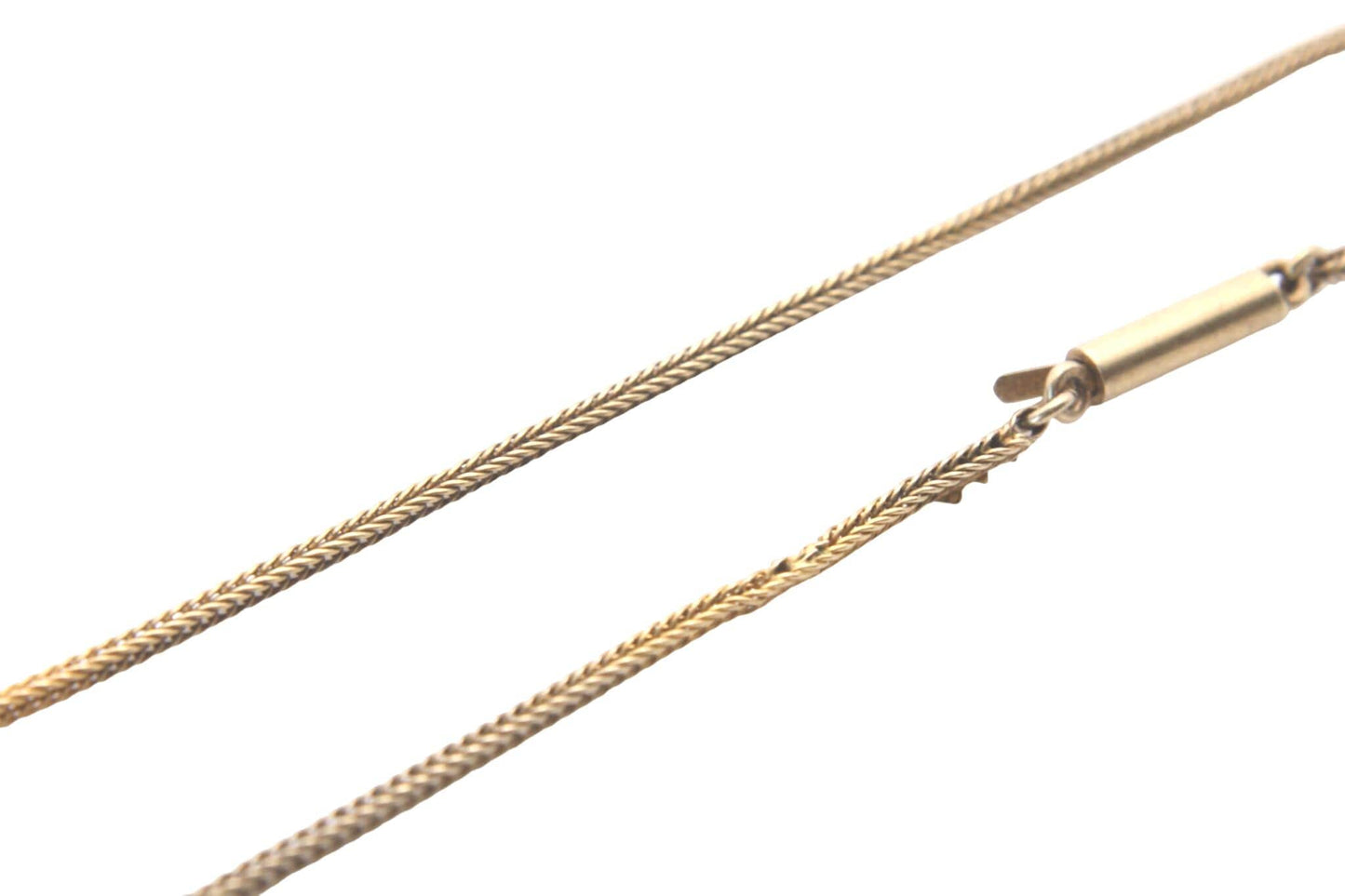 Antique 15ct Gold Foxtail Link Necklace