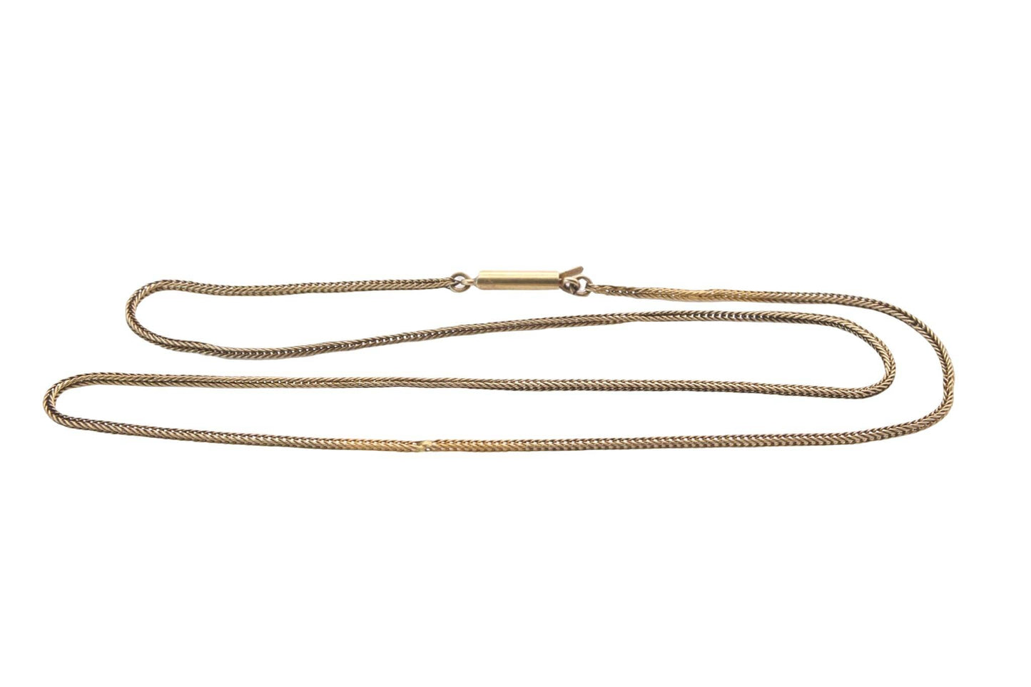 Antique 15ct Gold Foxtail Link Necklace