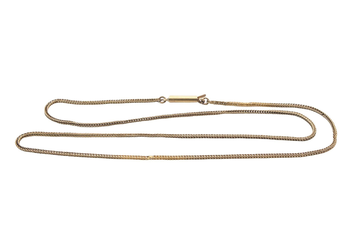 Antique 15ct Gold Foxtail Link Necklace