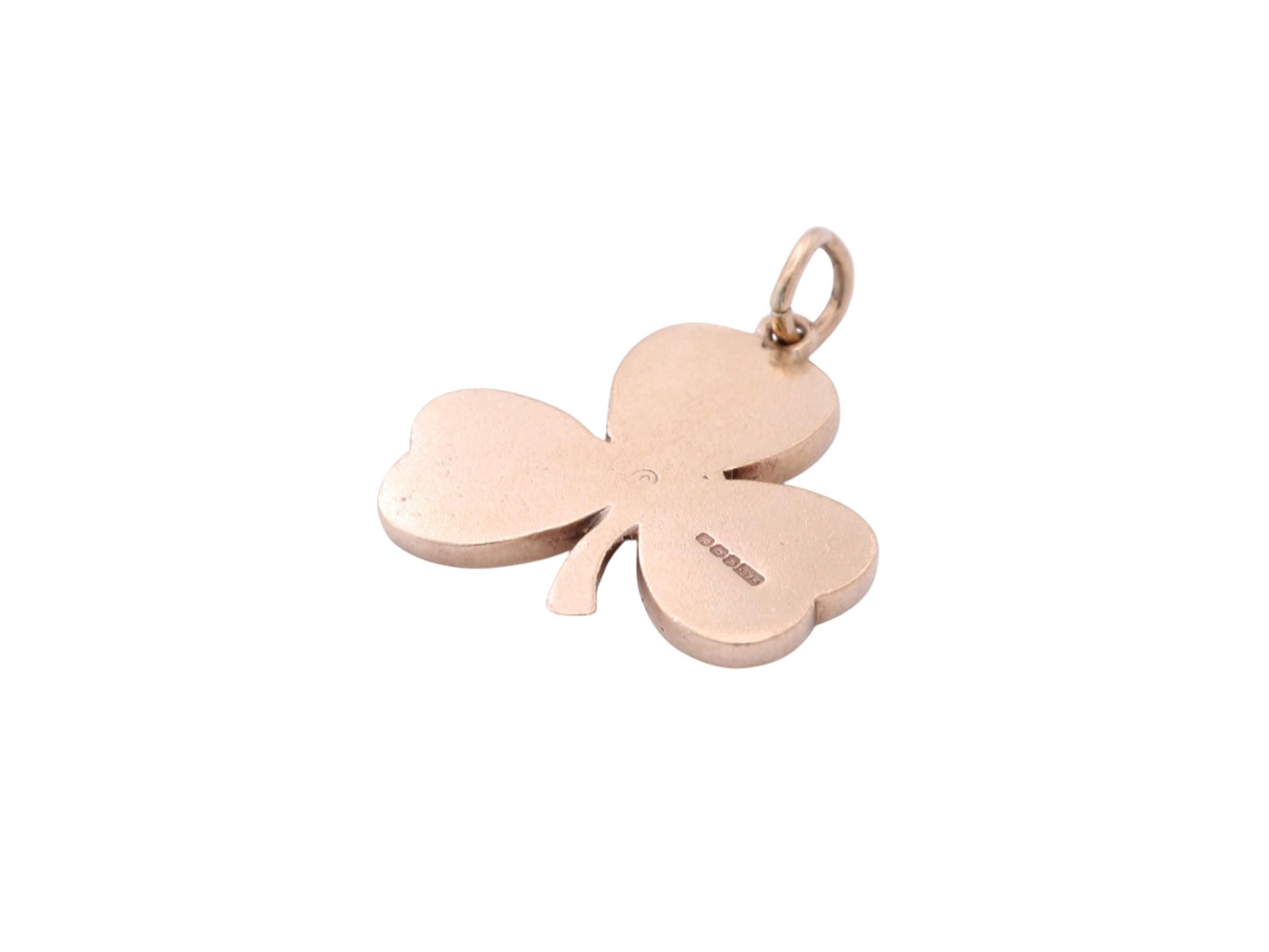 Vintage 9ct Gold Connemara Shamrock Pendant | 1968