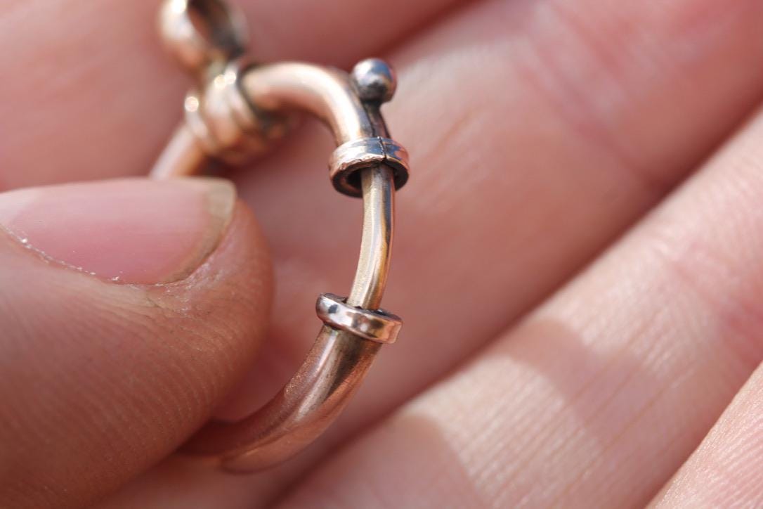 Antique 9ct Rolled Gold Large Bolt Clasp | Working Spring | Victorian
