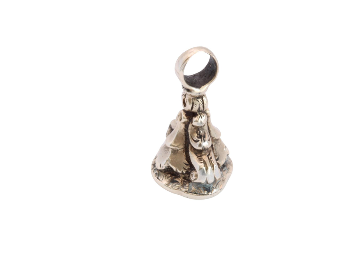 Antique-9ct-Gold-Cased-Chalcedony-Intaglio-Fob-Seal-|-Victorian-Gold-Watch-Fob-|-Lovebirds-Seal-Pendant