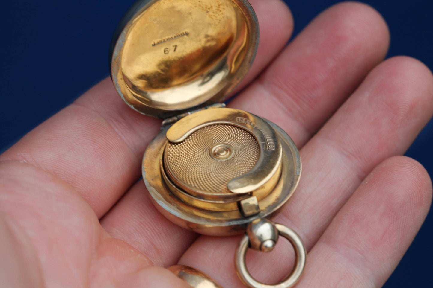 Antique 18ct Gold Filled Sovereign Case | Sovereign Holder | Pocket Watch Fob