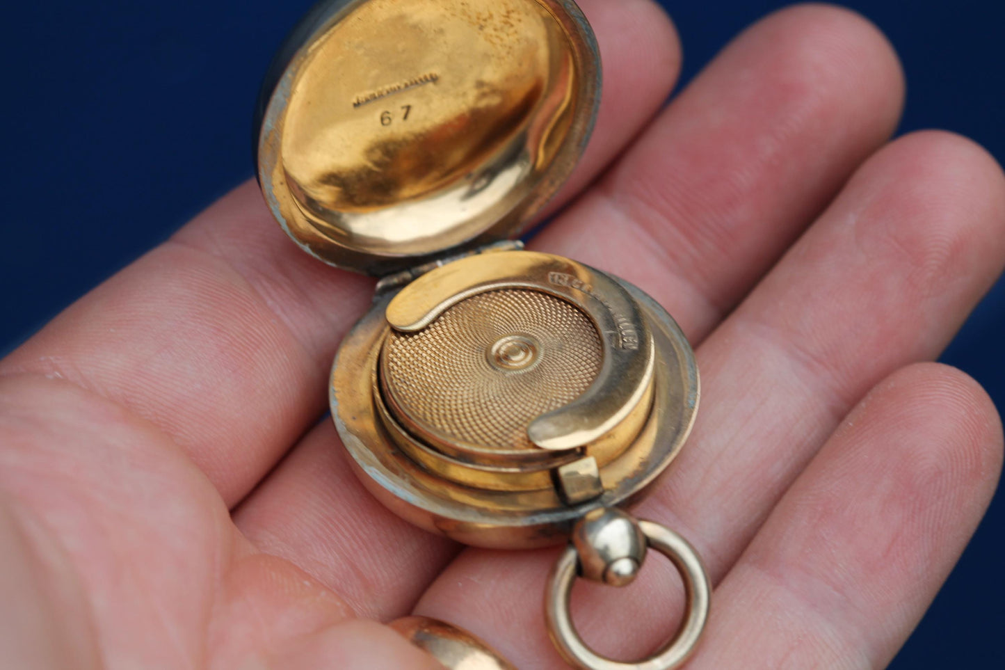 Antique 18ct Gold Filled Sovereign Case | Sovereign Holder | Pocket Watch Fob