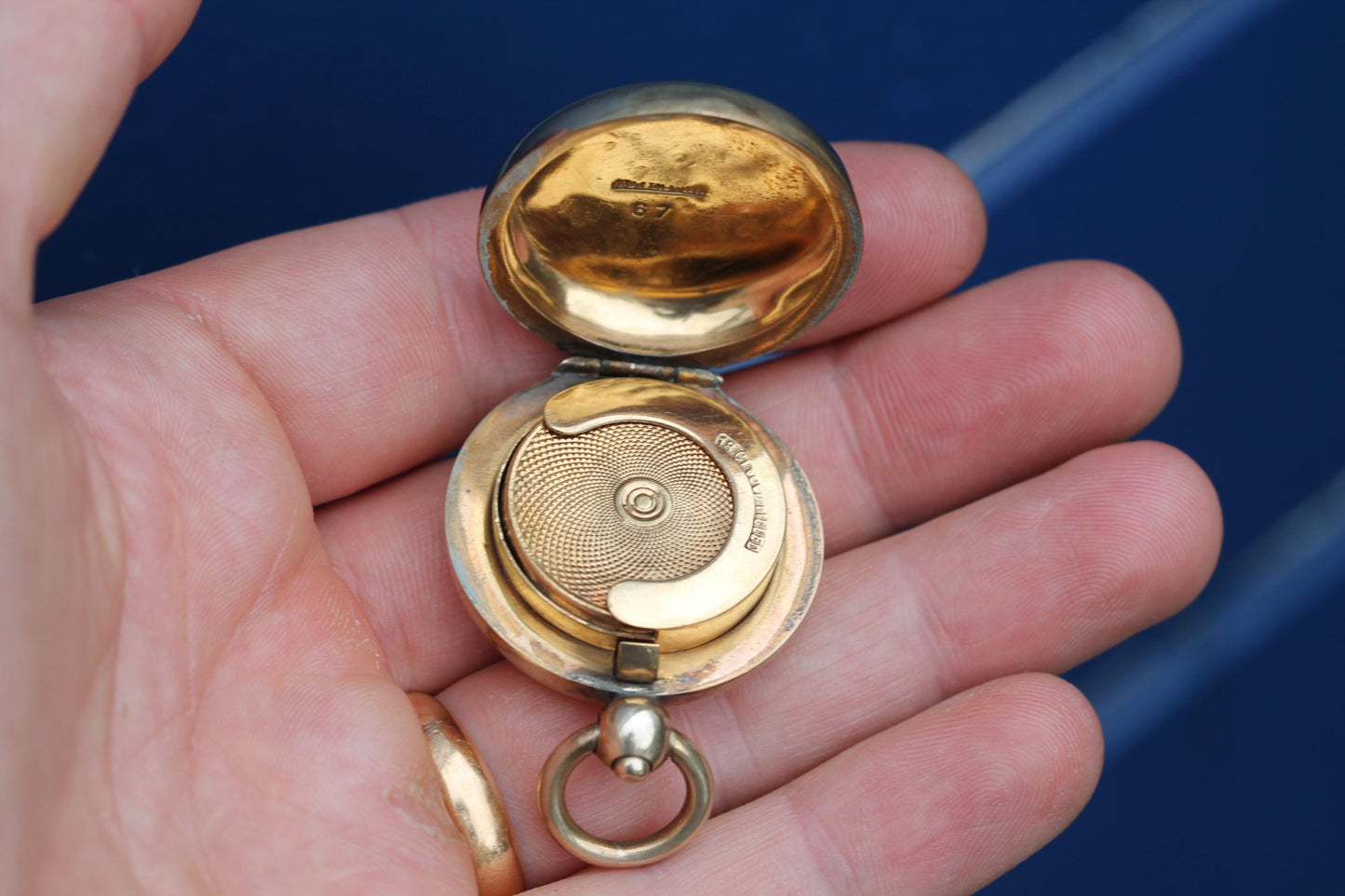 Antique 18ct Gold Filled Sovereign Case | Sovereign Holder | Pocket Watch Fob