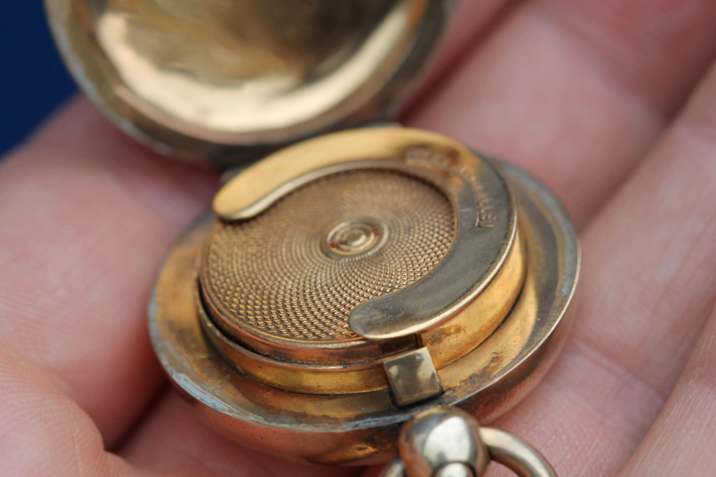 Antique 18ct Gold Filled Sovereign Case | Sovereign Holder | Pocket Watch Fob