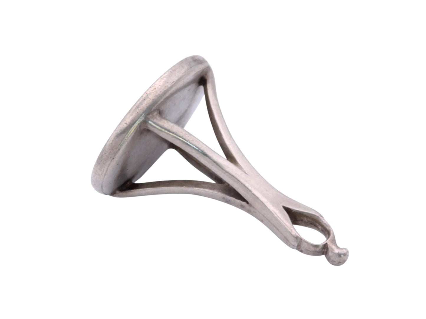 Georgian Sterling Silver Fob Seal | Intaglio Seal | Antique Watch Fob