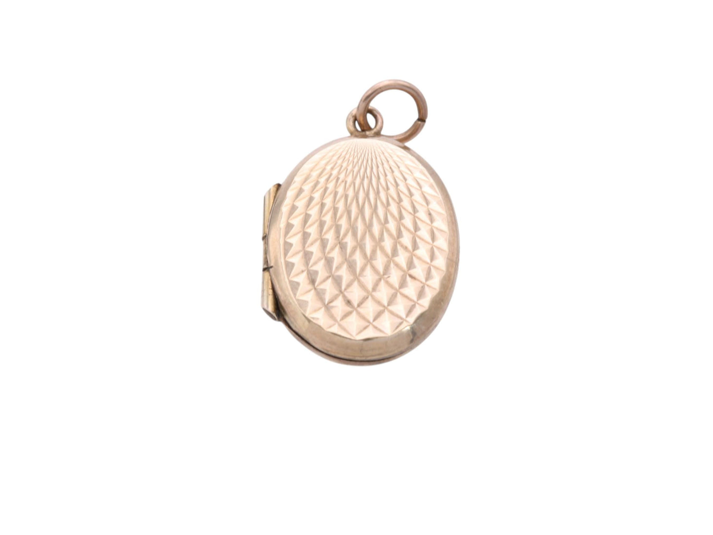 Vintage 9ct Gold Locket | Art Deco Sunburst Design