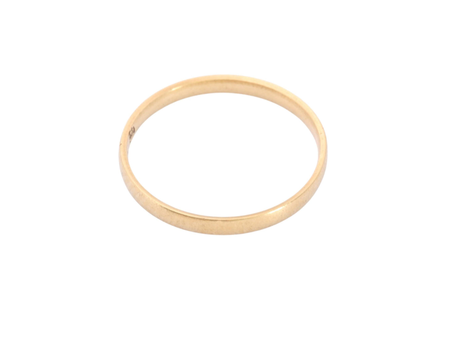 Antique 22ct Gold Wedding Band | Glasgow Scottish Provincial | Victoria Duty Mark