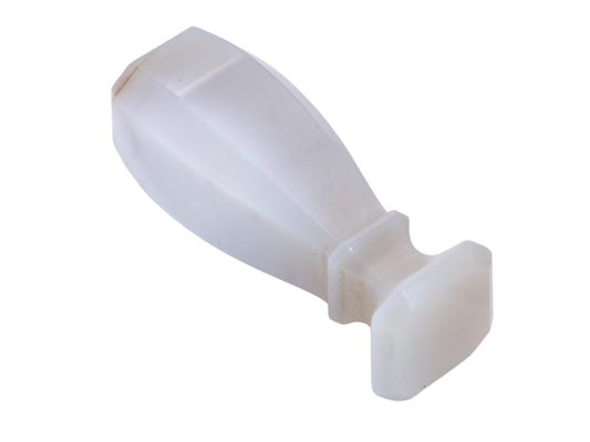 Antique Victorian Desk Seal | White Chalcedony | Blank Base