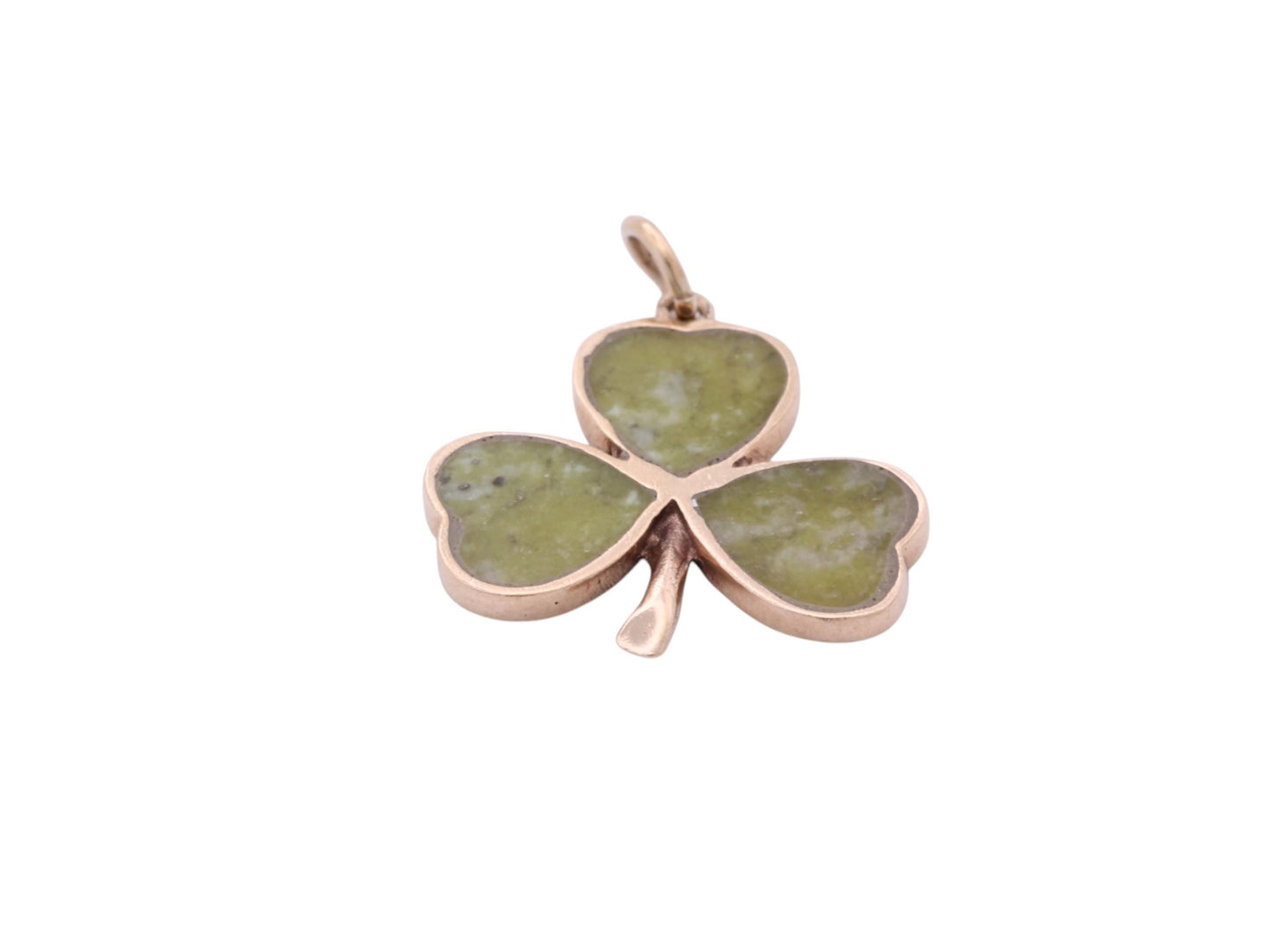 Vintage 9ct Gold Connemara Shamrock Pendant | 1968