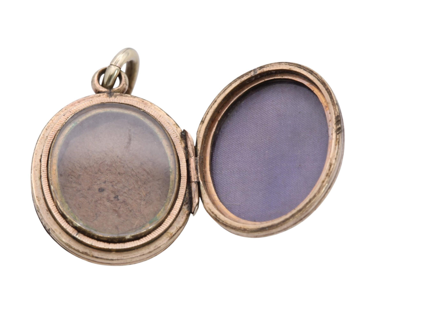 Antique 9ct Gold Floral Locket | Gold Keepsake Pendant | Victorian