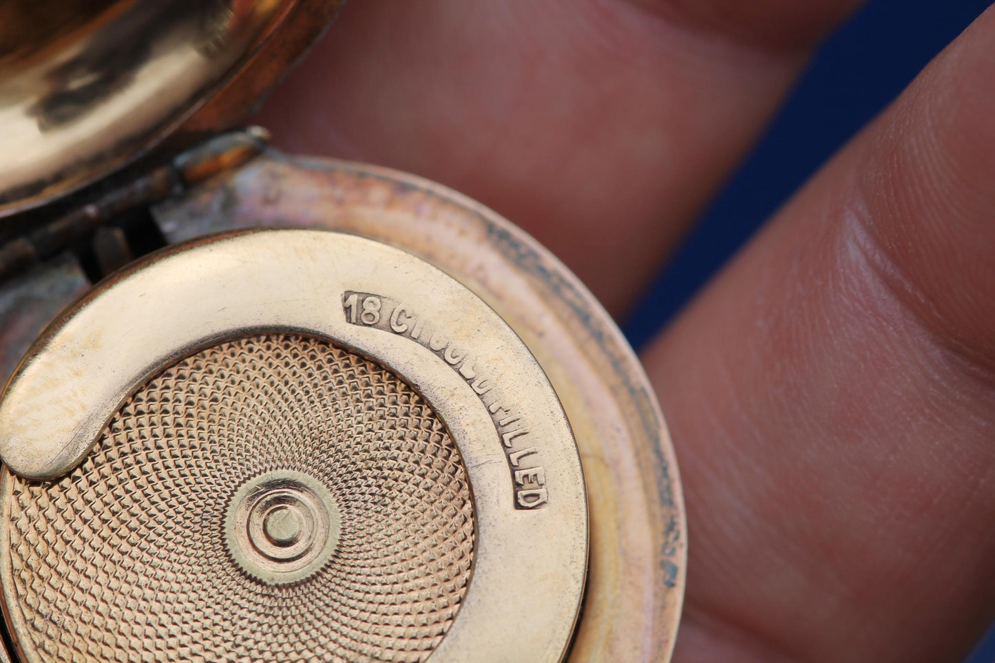 Antique 18ct Gold Filled Sovereign Case | Sovereign Holder | Pocket Watch Fob