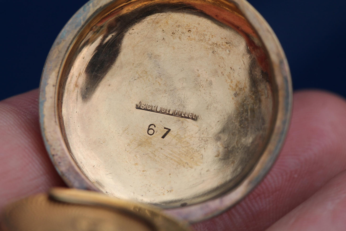 Antique 18ct Gold Filled Sovereign Case | Sovereign Holder | Pocket Watch Fob