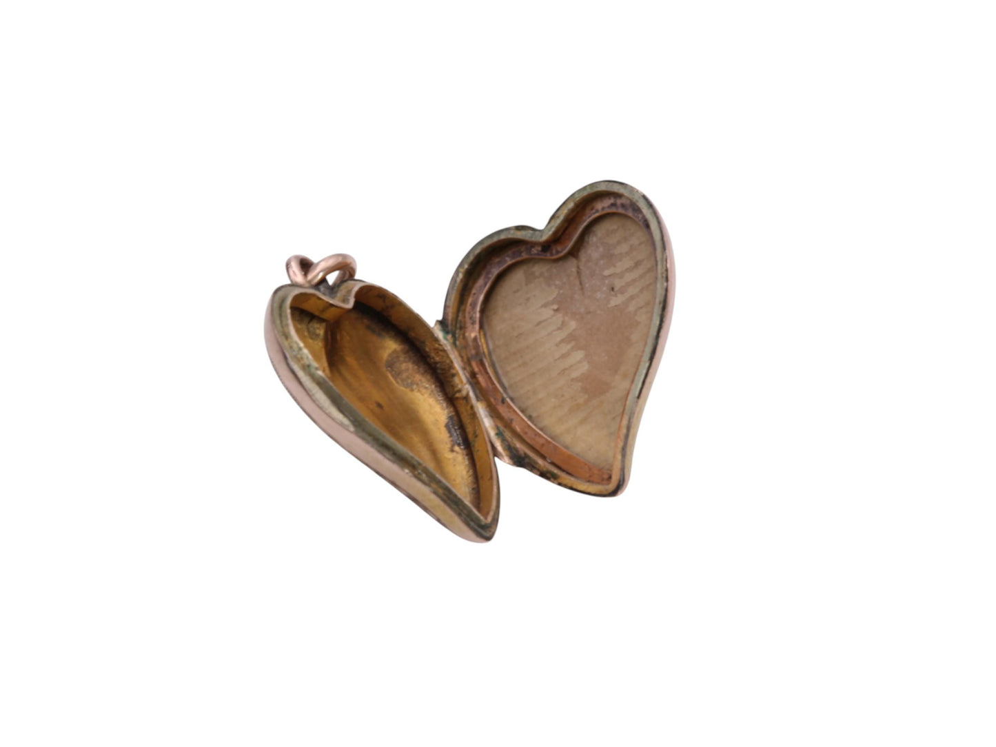 Antique Edwardian 9ct Gold Heart Locket | Engraved Heart Pendant | c.1910