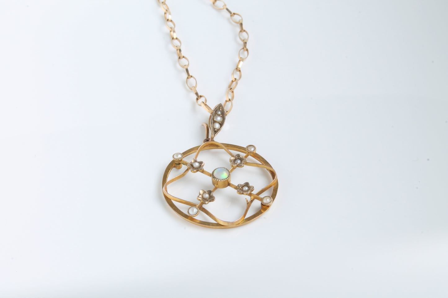 antique-edwardian-9ct-gold-opal-necklace