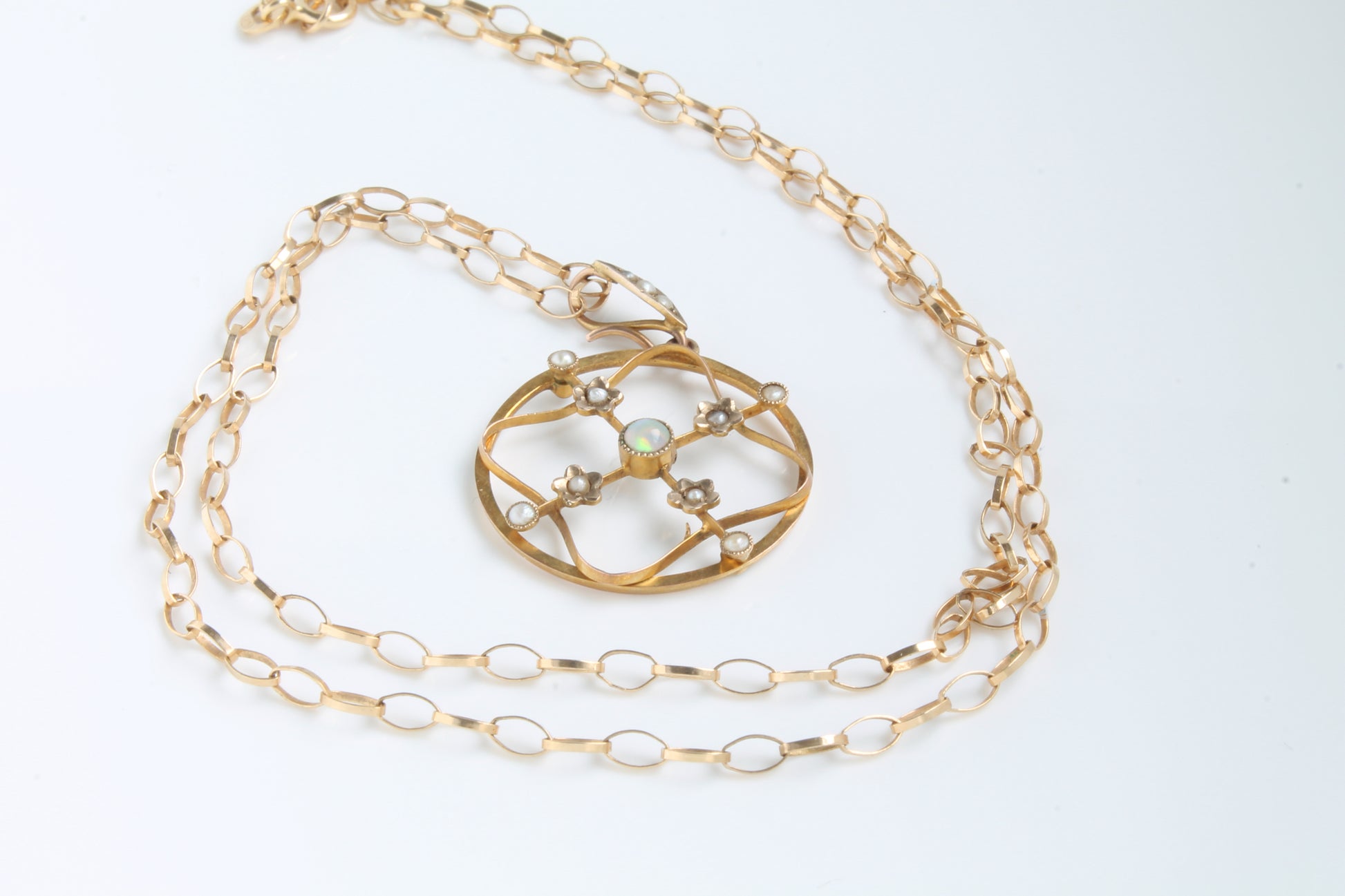 antique-edwardian-9ct-gold-opal-necklace