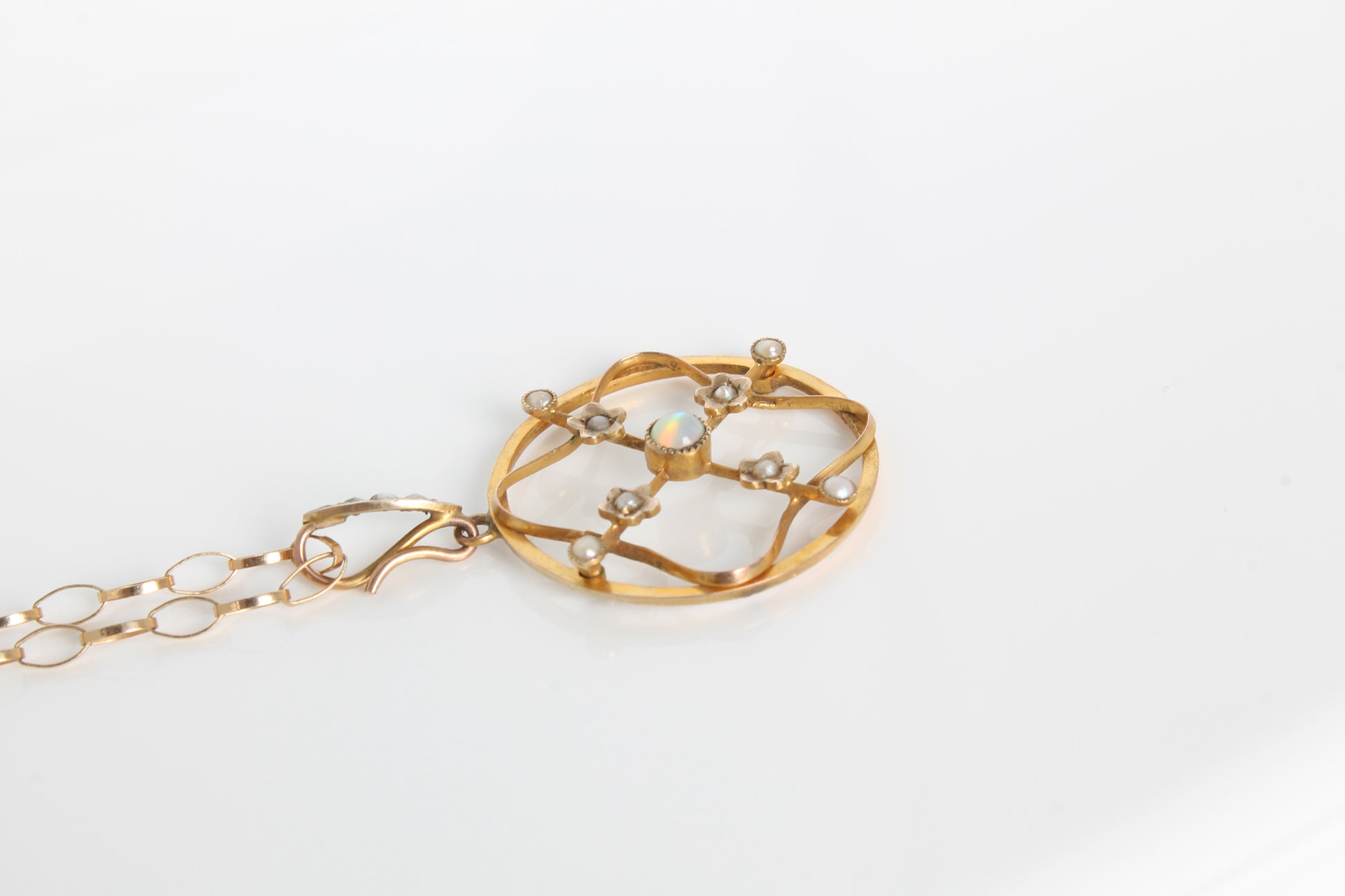 antique-edwardian-9ct-gold-opal-necklace
