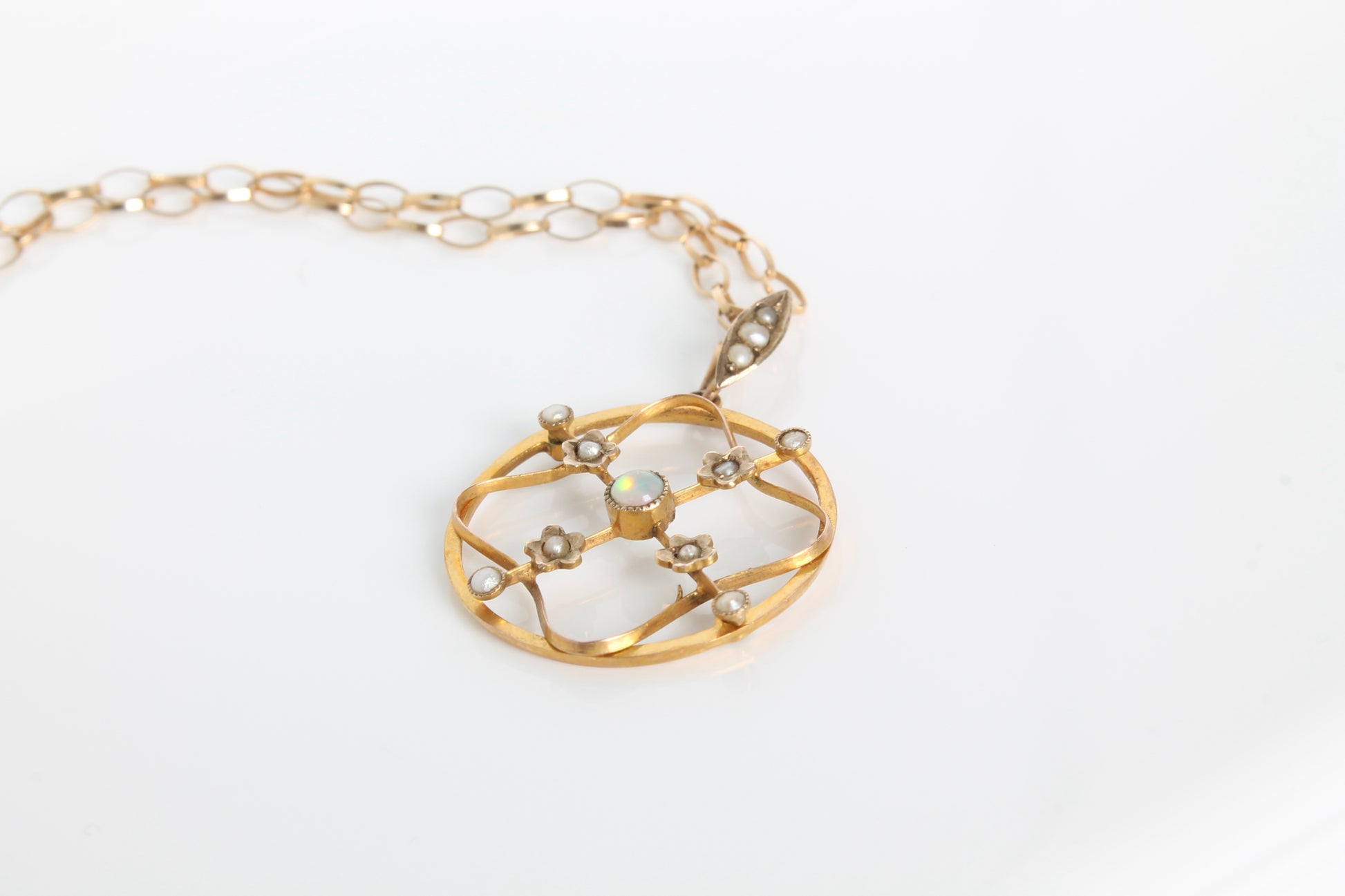antique-edwardian-9ct-gold-opal-necklace