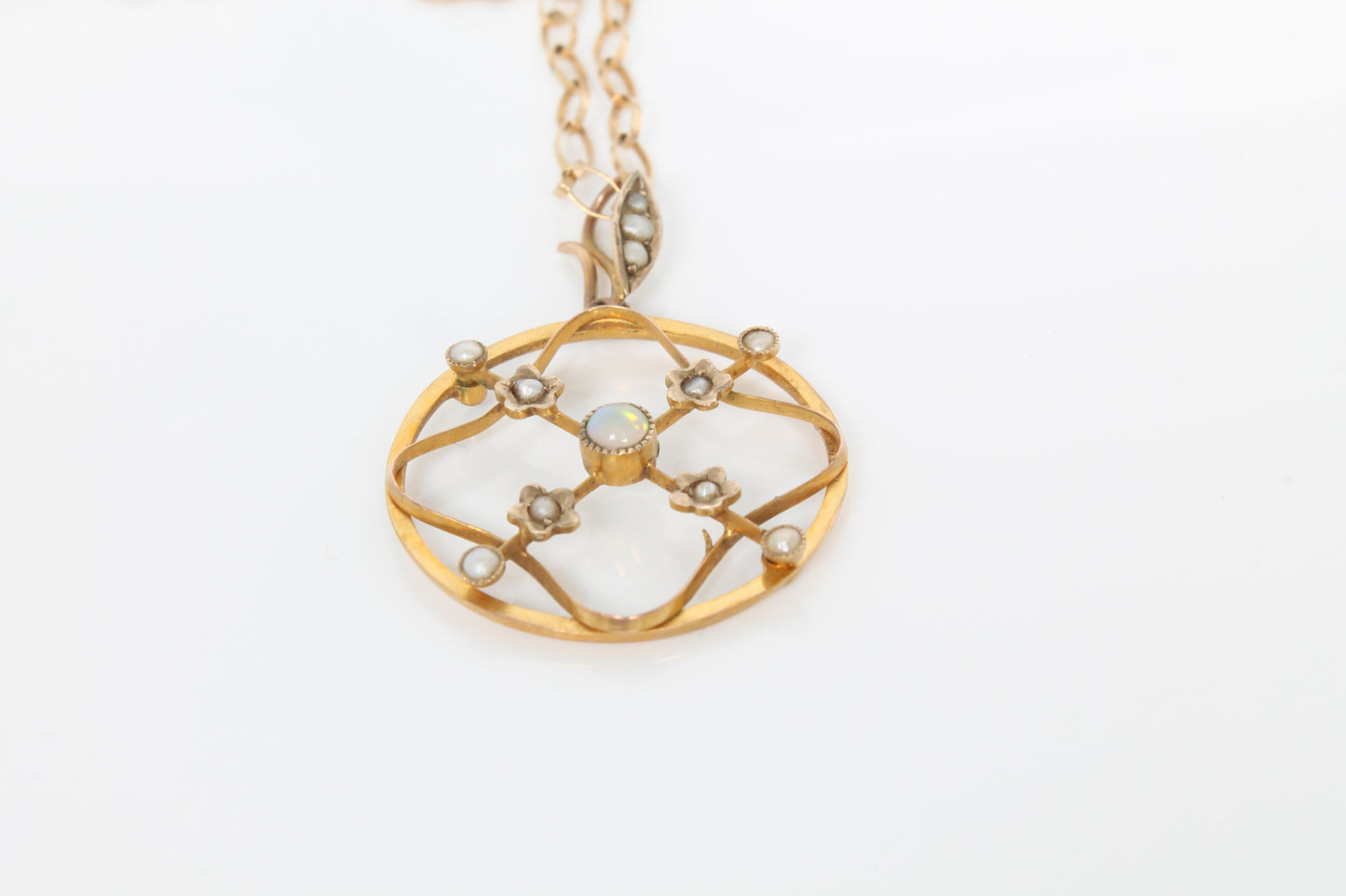 antique-edwardian-9ct-gold-opal-necklace