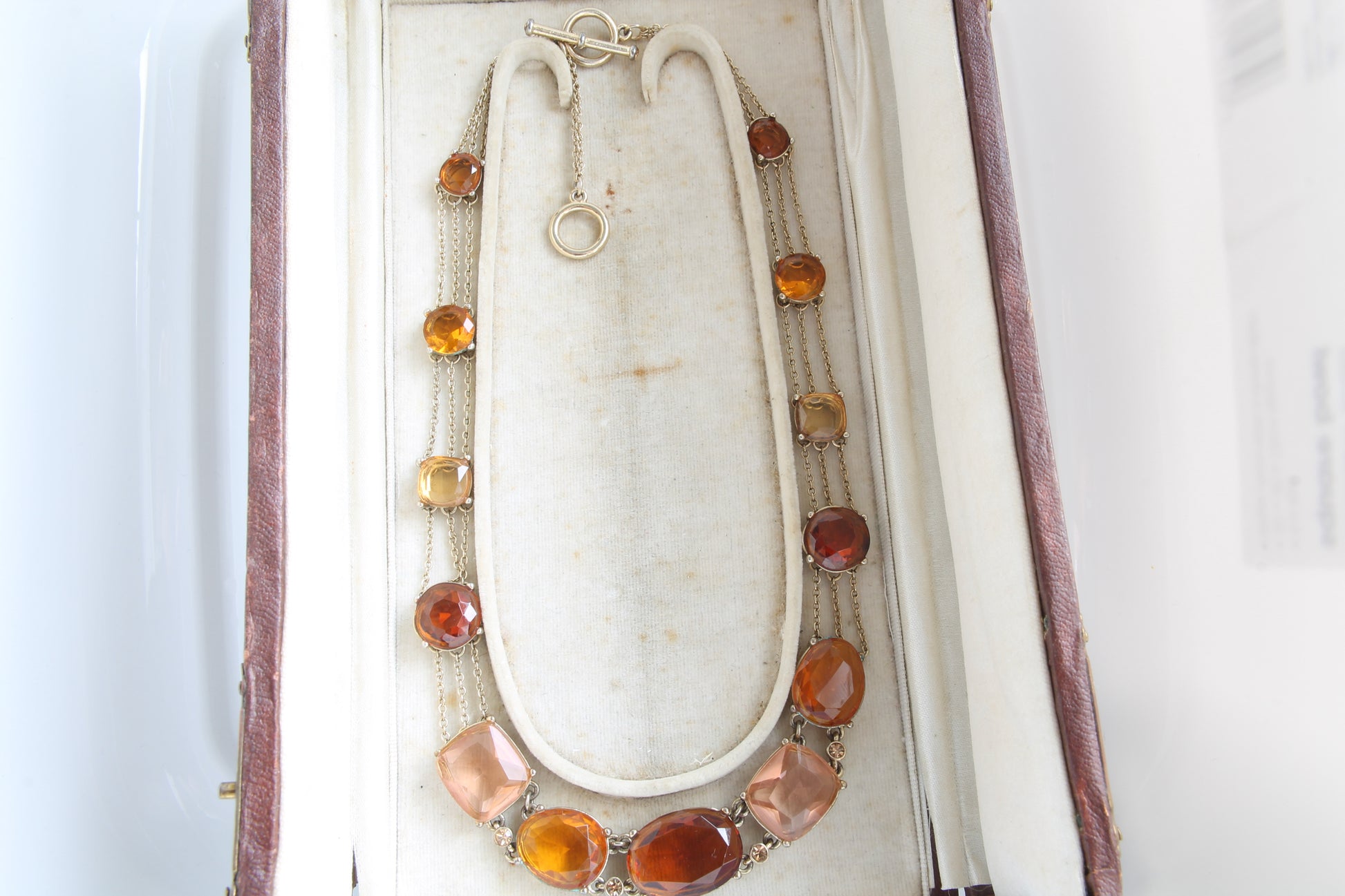 art-deco-gold-amber-citrine-paste-necklace