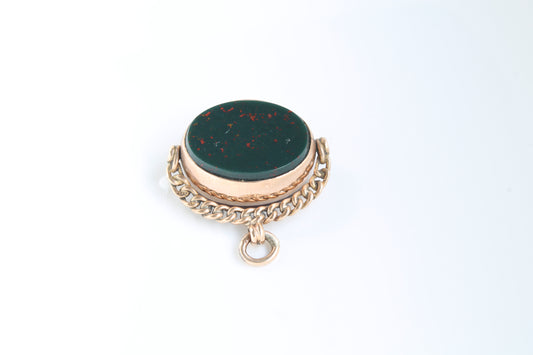 edwardian-gold-bloodstone-fob-pendant