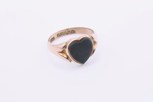 victorian-18ct-gold-bloodstone-signet-ring