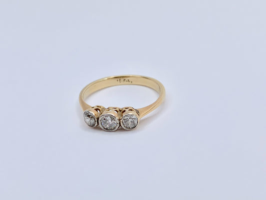 edwardian-18ct-gold-diamond-engagement-ring