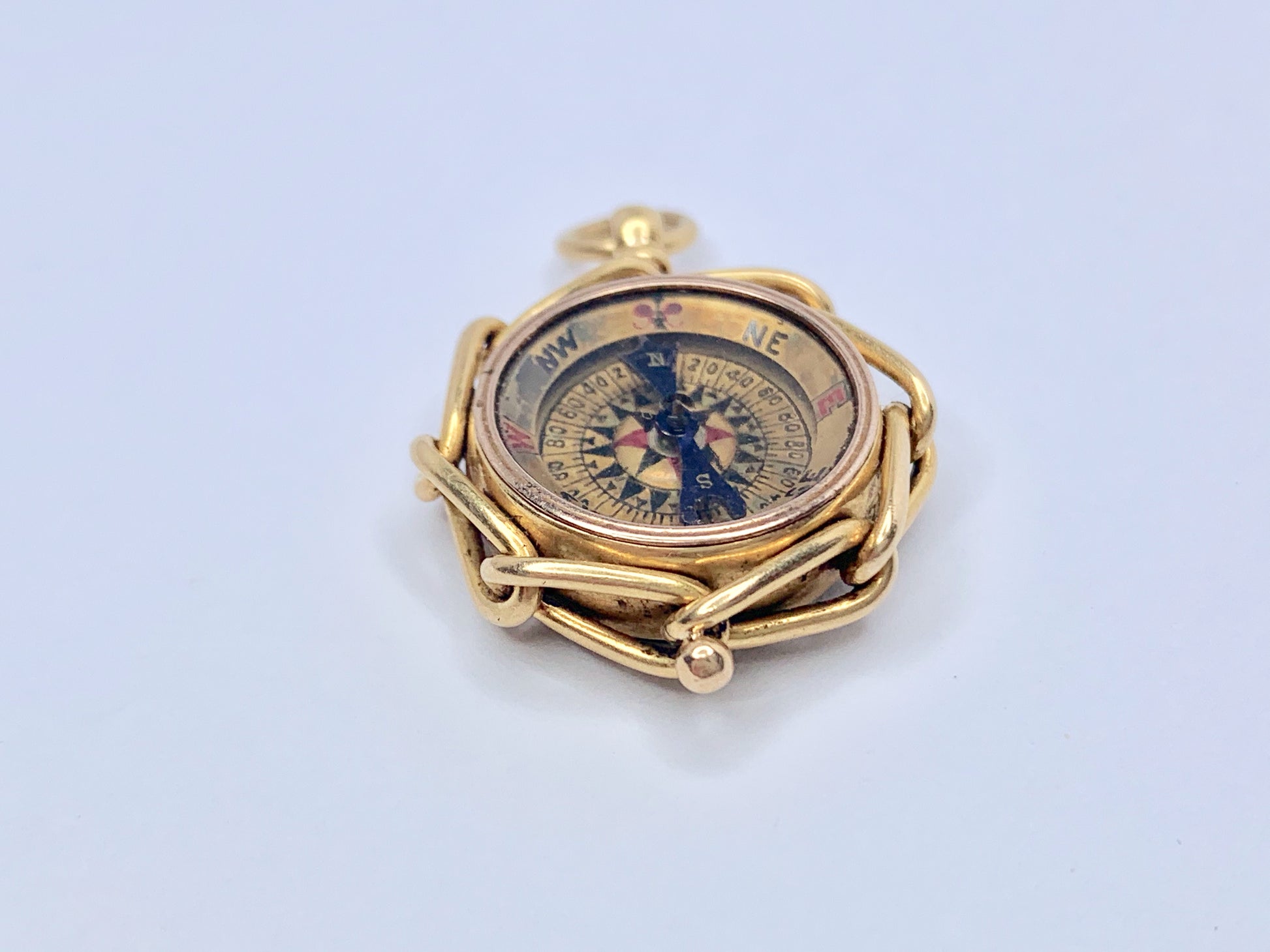 victorian-compass-bloodstone-watch-fob