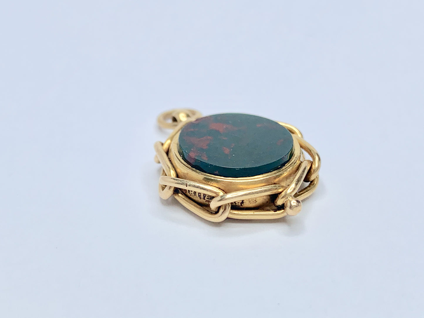 victorian-compass-bloodstone-watch-fob