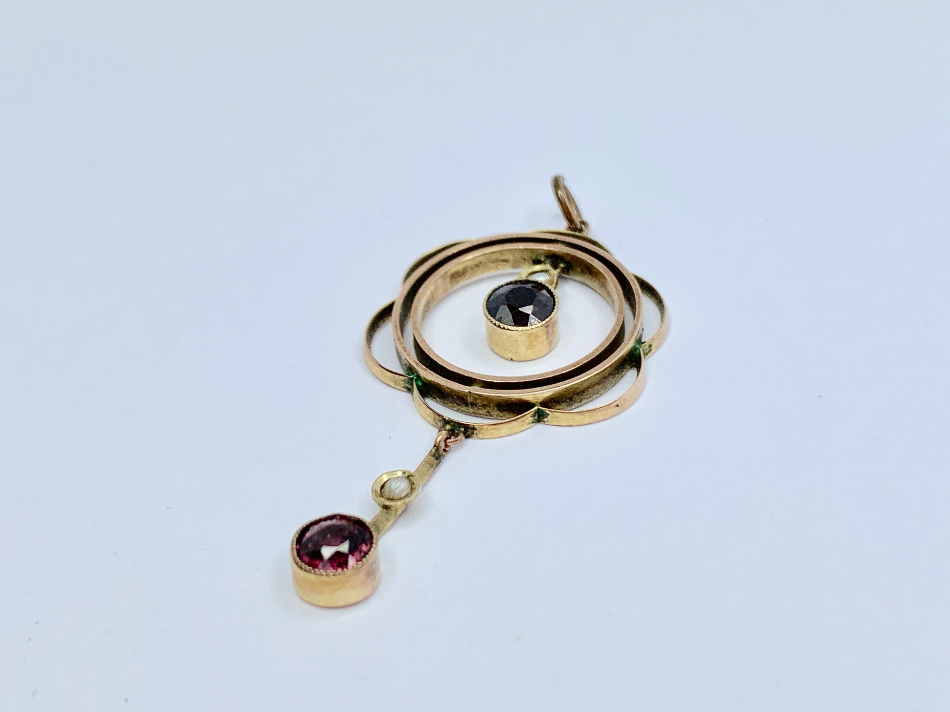 edwardian-pearl-garnet-pendant