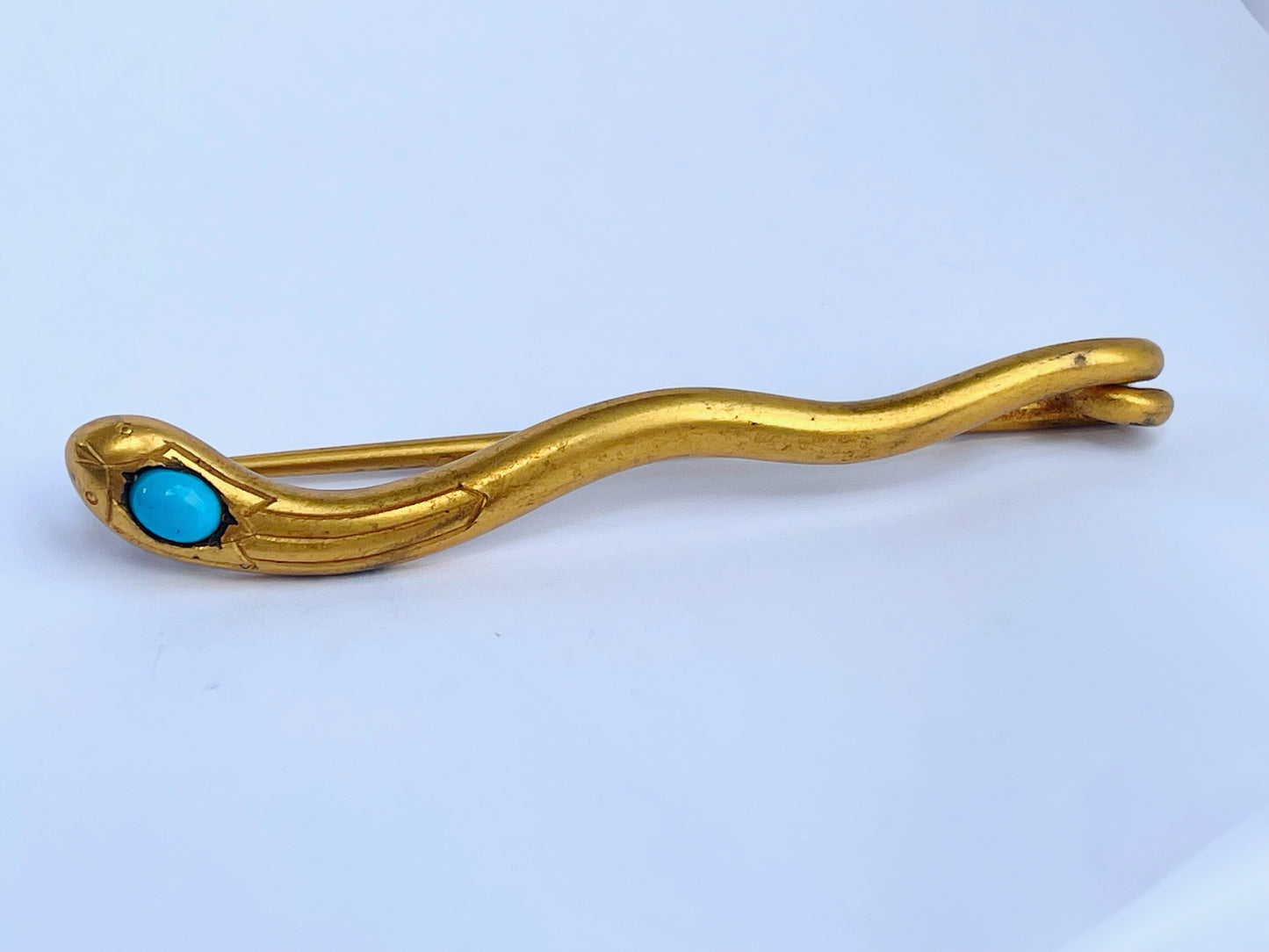 victorian-turquoise-snake-brooch