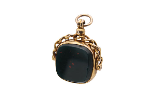 pretty-antique-9ct-gold-bloodstone-spinner-fob