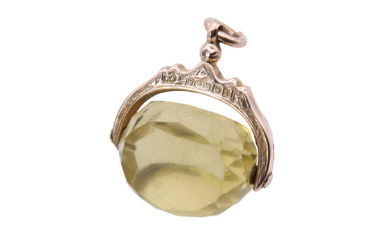 antique-edwardian-9ct-gold-citrine-spinner-fob